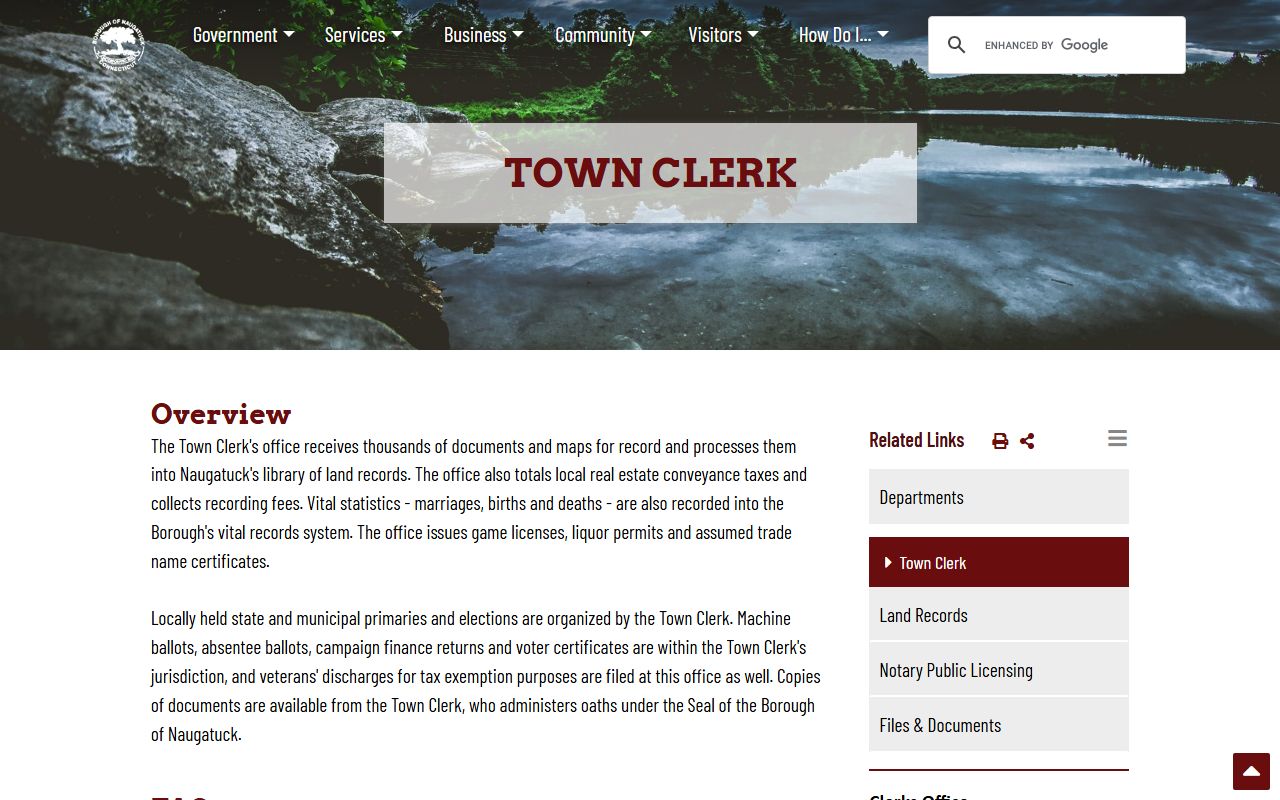 Naugatuck felony records source