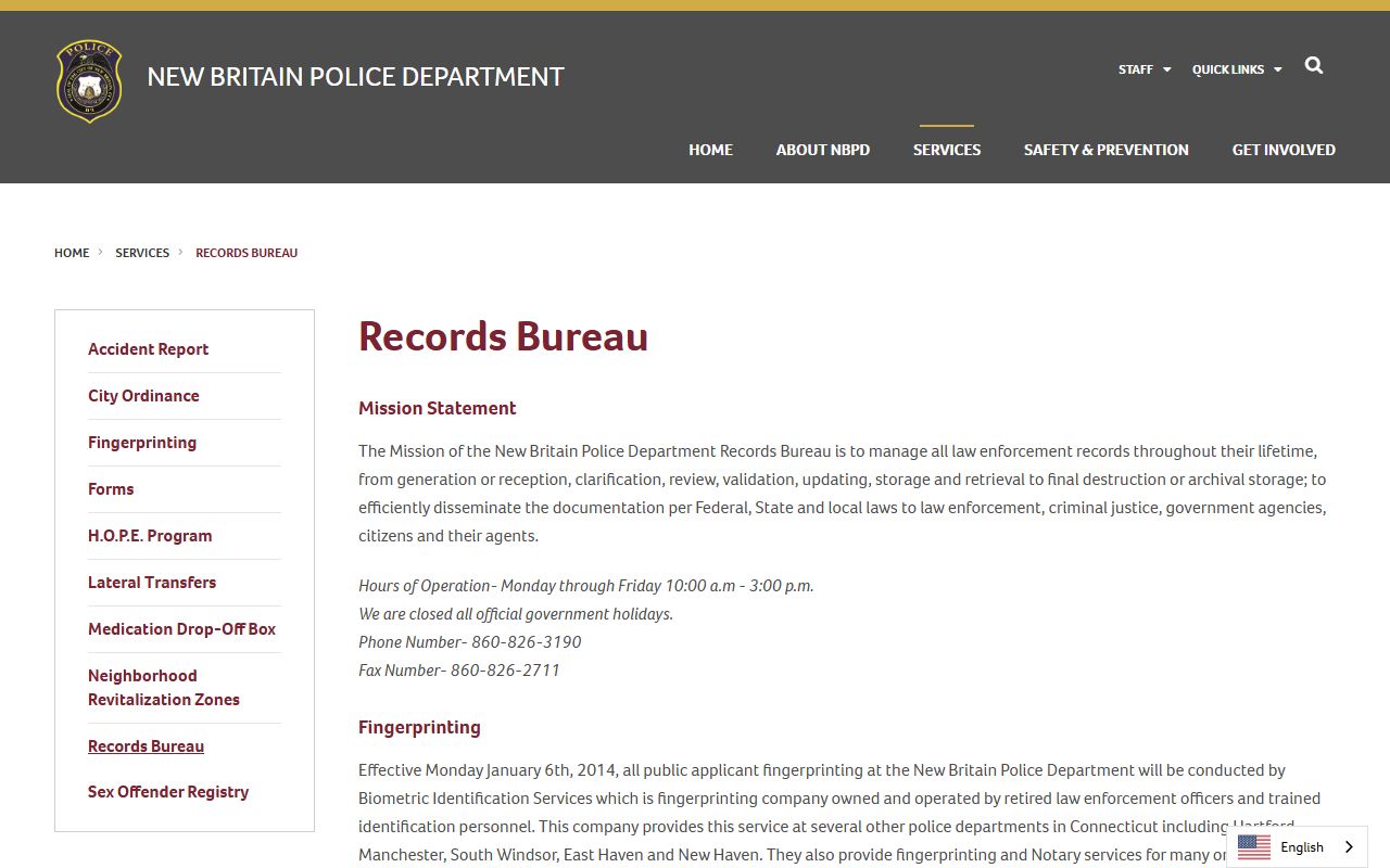 Hartford County felony records source