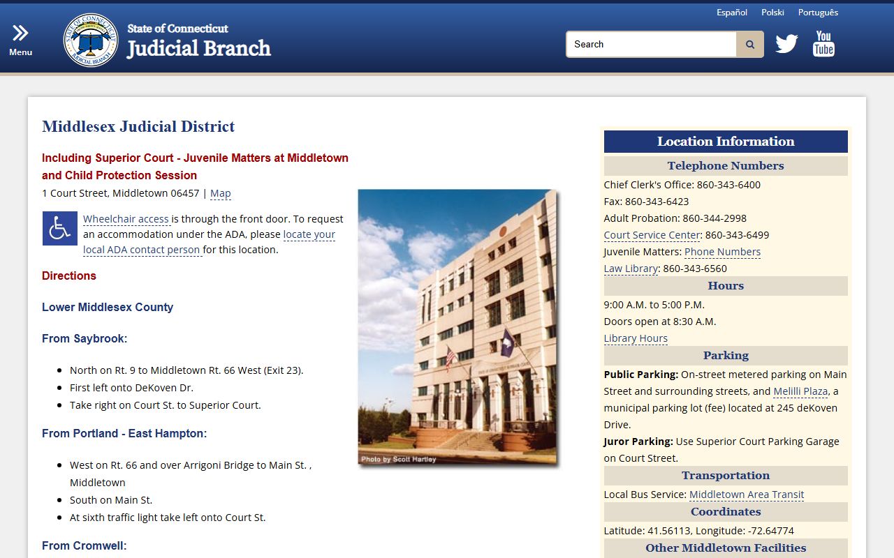 Middlesex County felony records source