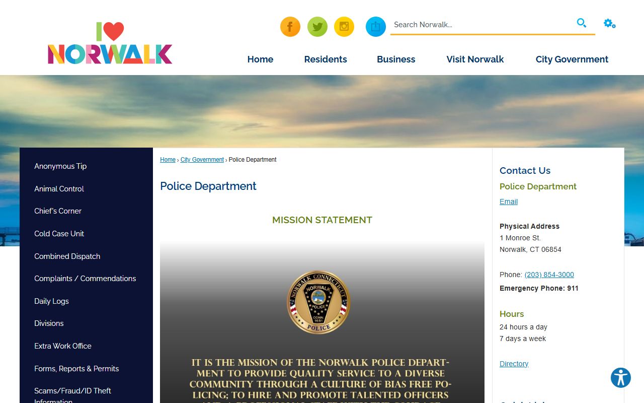 Norwalk felony records source