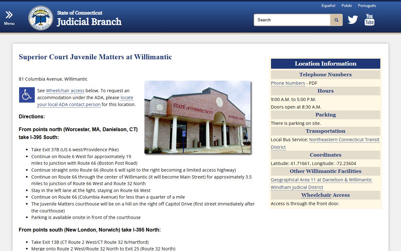 Windham County felony records source